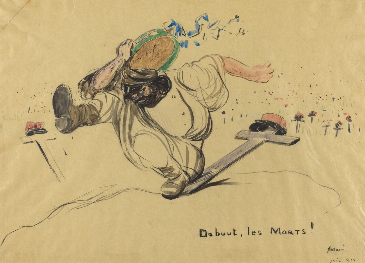Stå opp, de døde!, 1917. av Jean Louis Forain