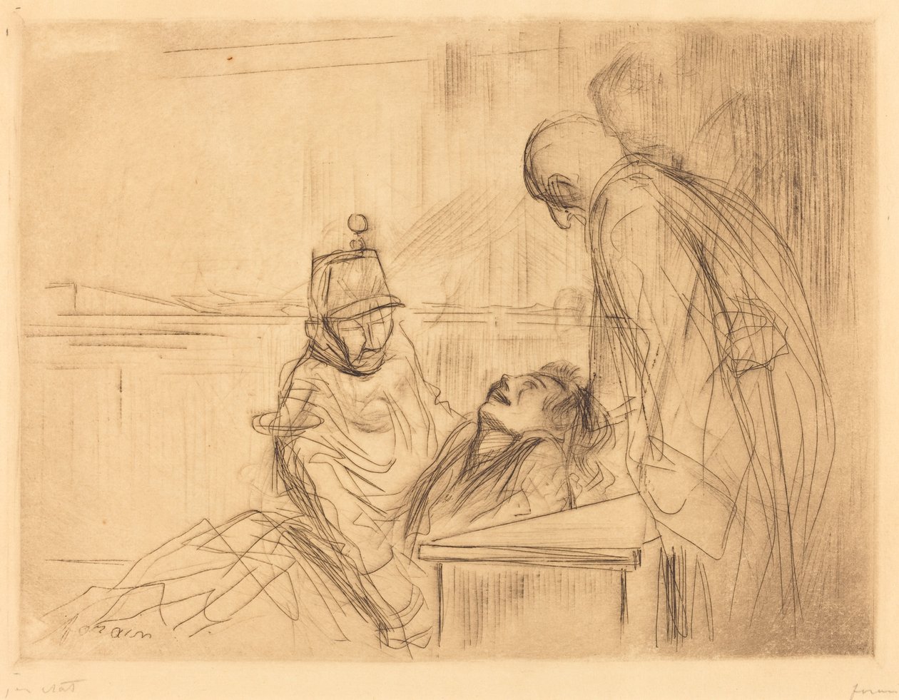 Besvimelse ved høringen av Jean Louis Forain