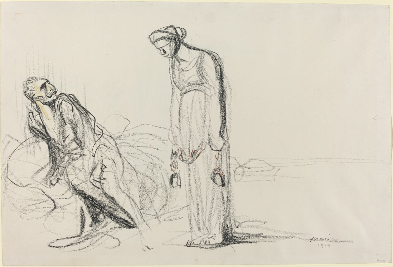 Fetters, 1919. av Jean Louis Forain