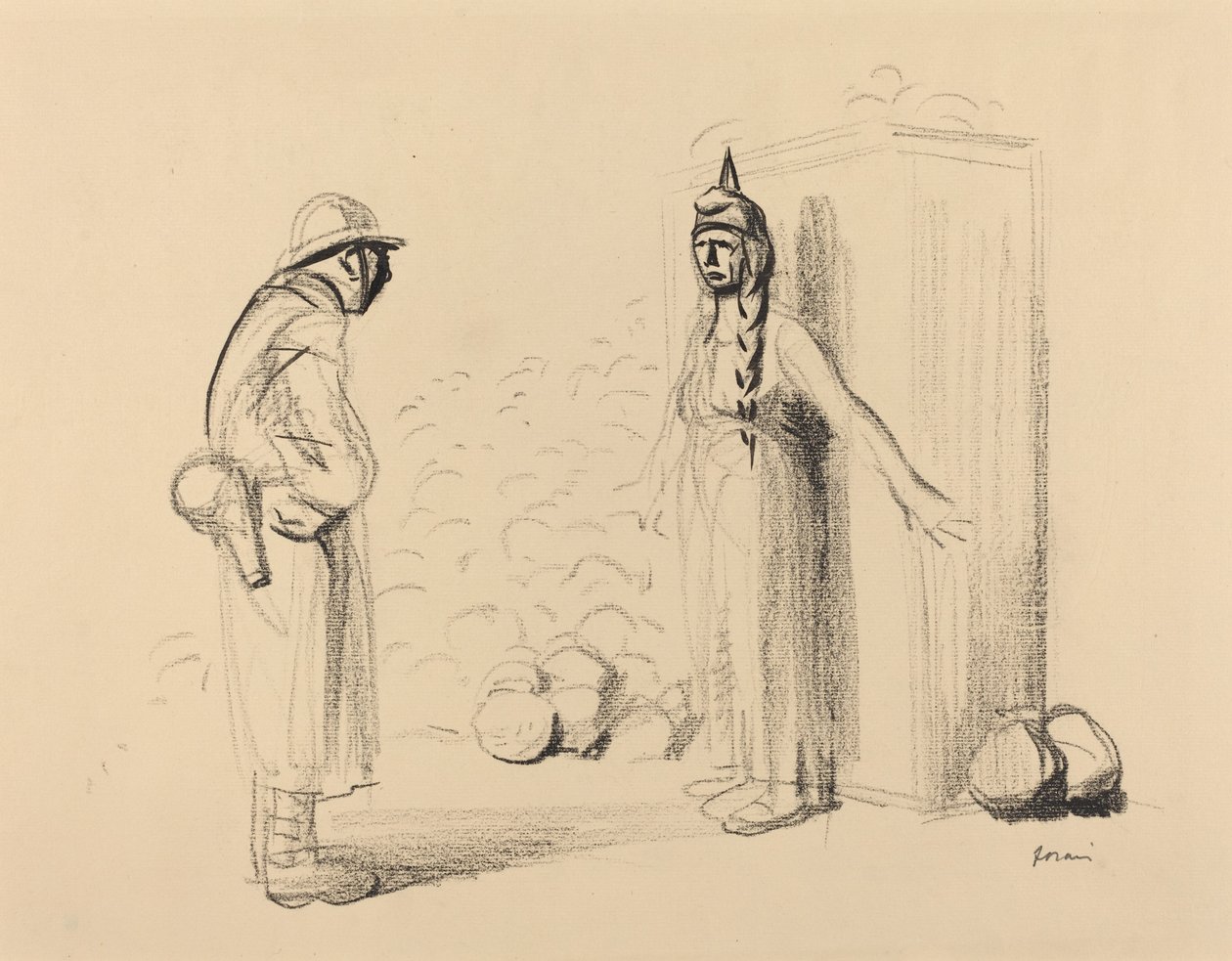 Skjuler "louis" av Jean Louis Forain