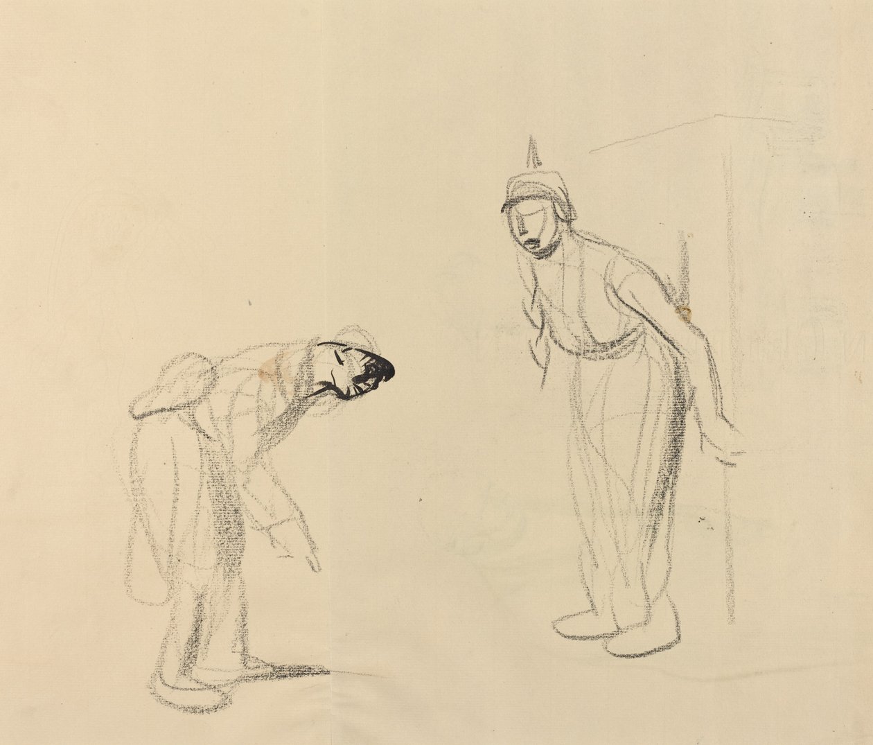 Skjuler "louis" [verso] av Jean Louis Forain