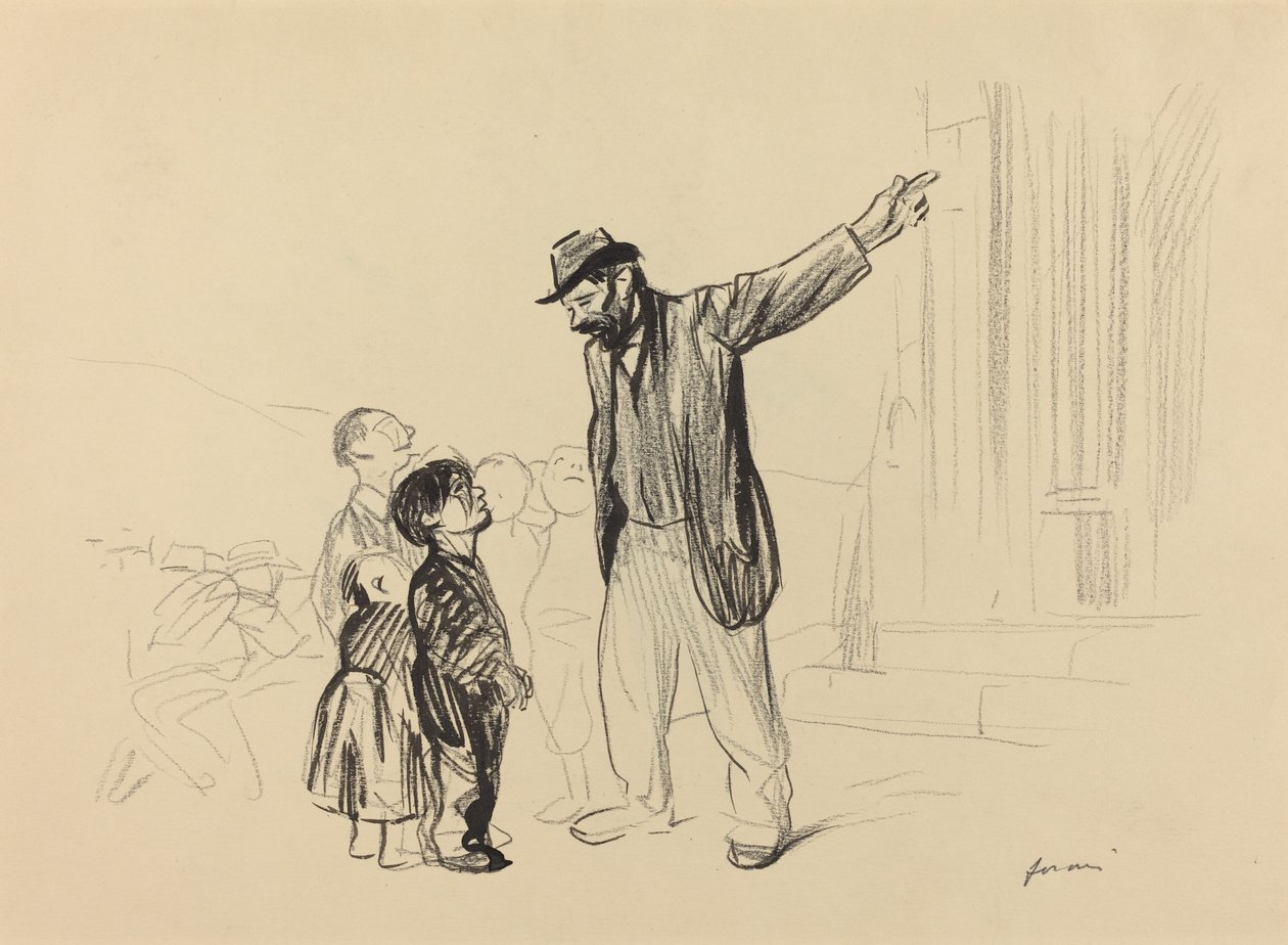 deres fedres kirke av Jean Louis Forain