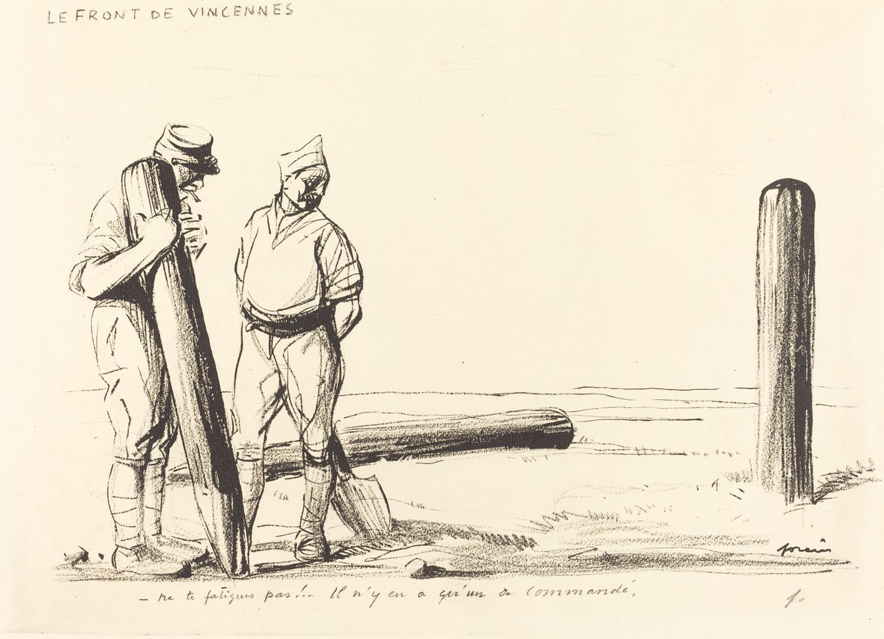 Fronten til Vincennes av Jean Louis Forain