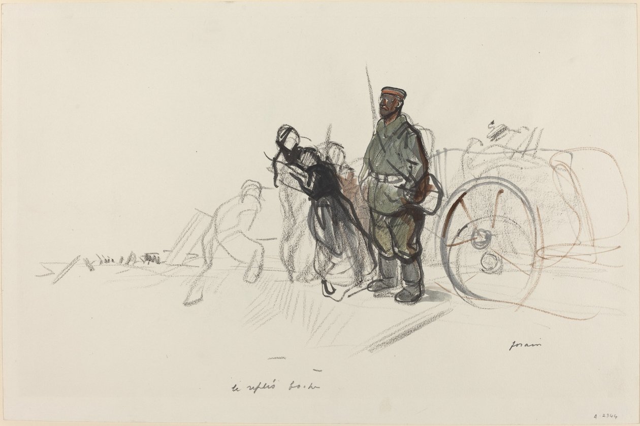 Boche-folden, ca. 19141919. av Jean Louis Forain