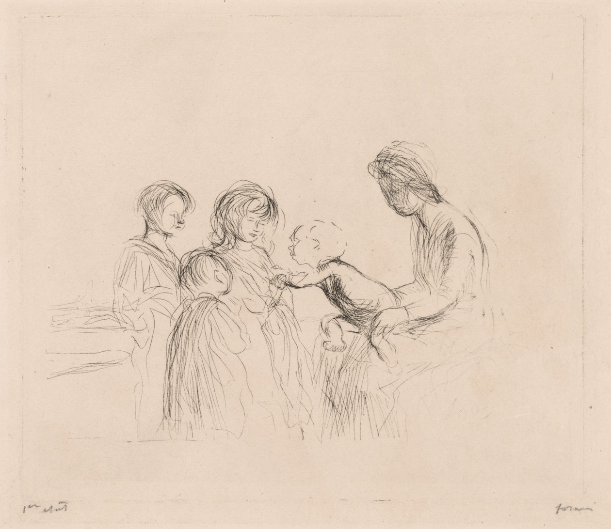 Madonna og barn av Jean Louis Forain