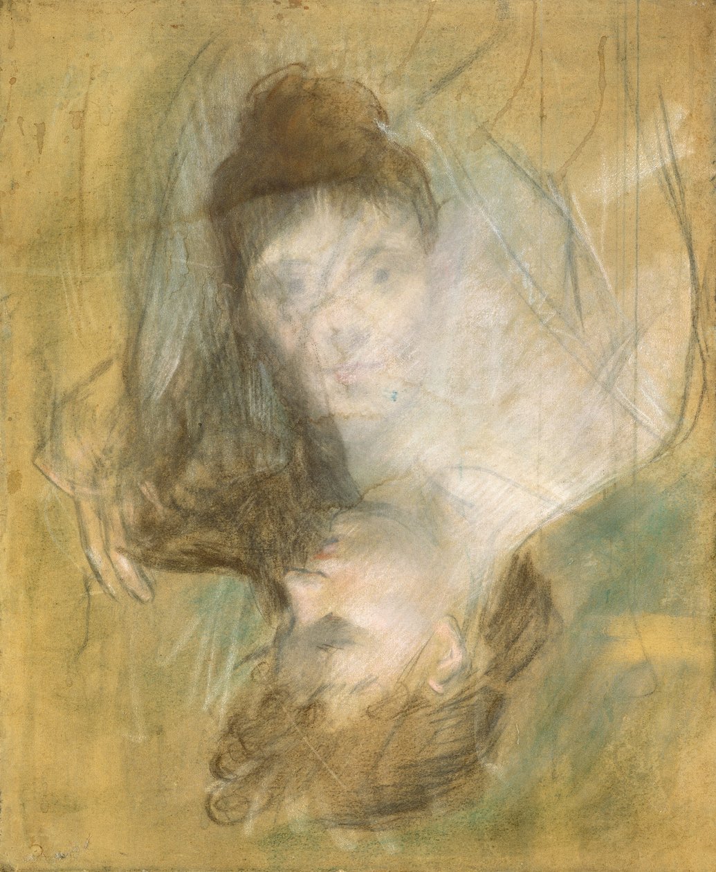 Skisse av en kvinne av Jean Louis Forain