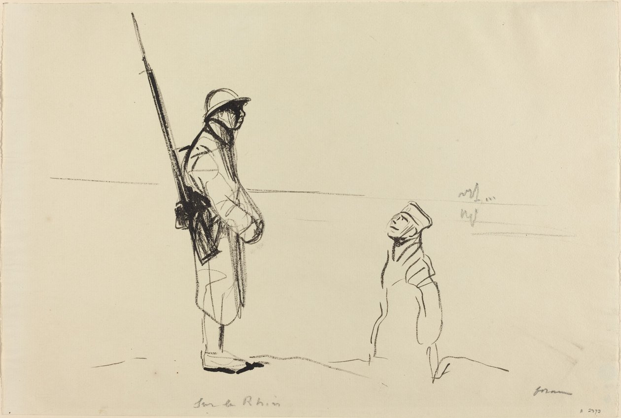 På Rhinen, ca. 19141919. av Jean Louis Forain