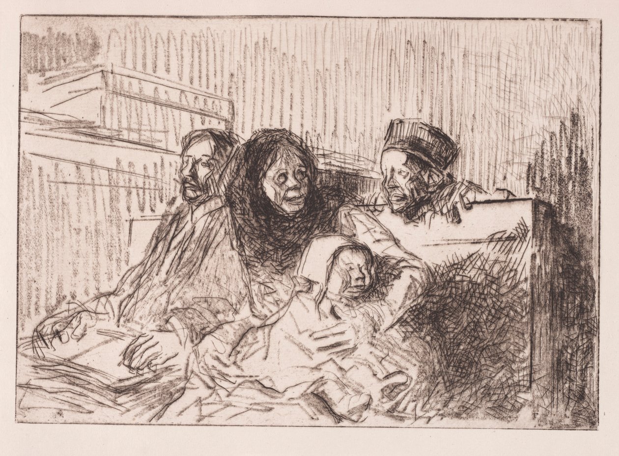 Vitner i retten, 1908. av Jean Louis Forain