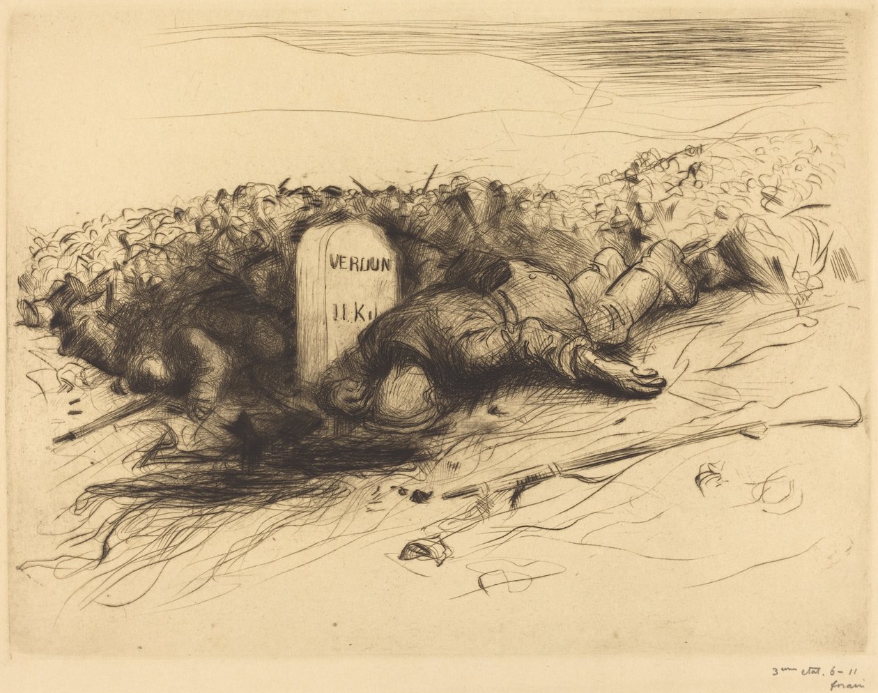 The End - Verdun av Jean Louis Forain