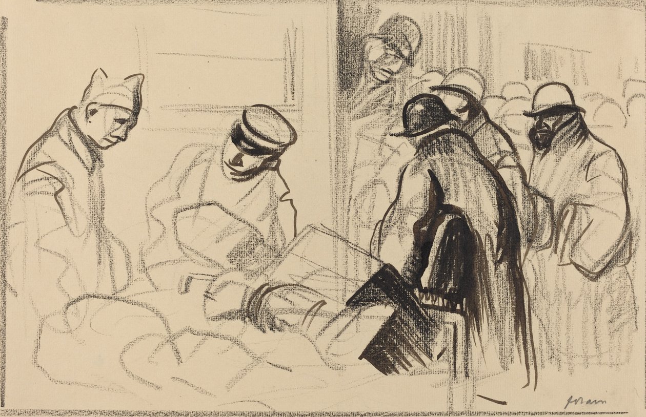 Toget til Bern av Jean Louis Forain