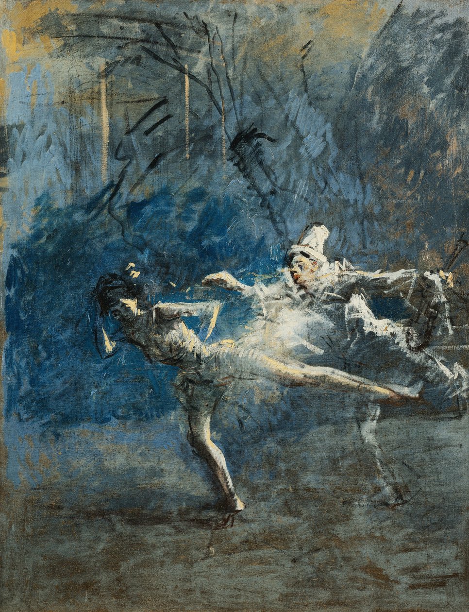 To dansere; to dansere, av Jean Louis Forain