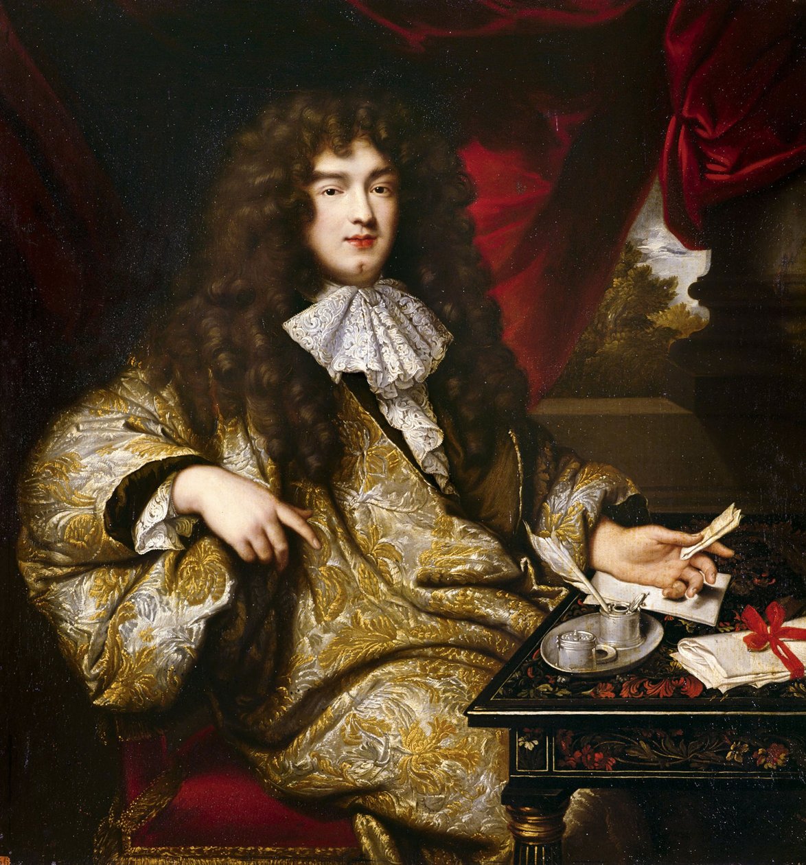 Jean-Baptiste Colbert, markis av Seignelay, 1676 av Jean Marc Nattier