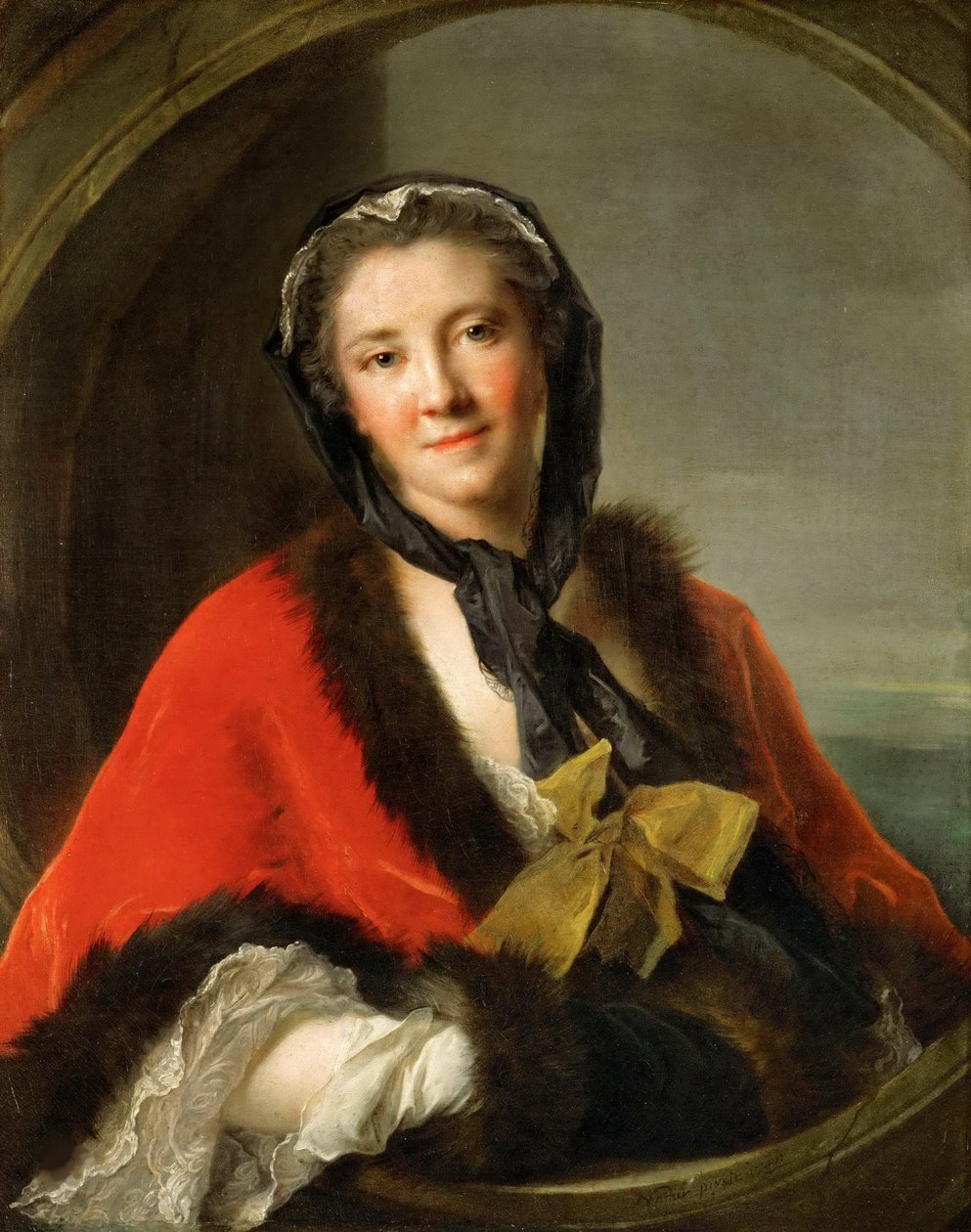 Grevinnen Tessin, 1741. av Jean Marc Nattier