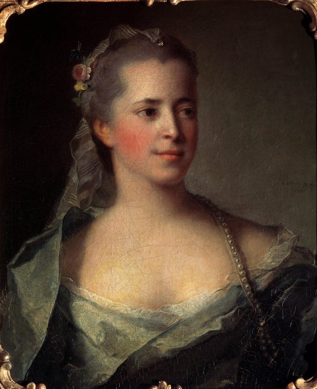 Portrett av en dame, 1757. av Jean Marc Nattier