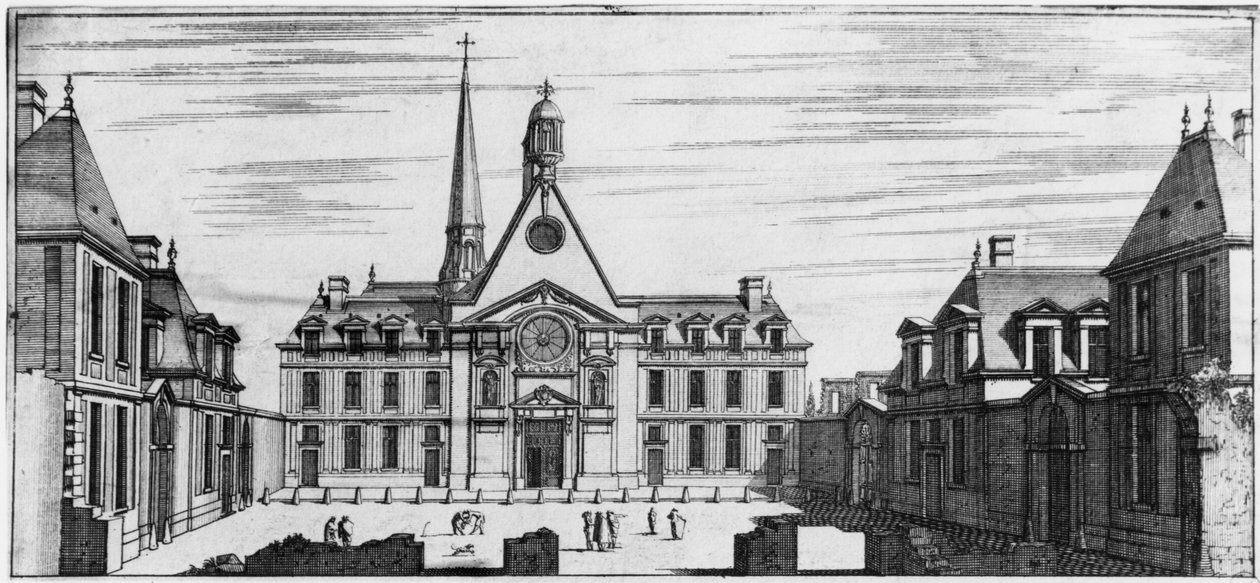 Utsikt over Hopital des Incurables av Jean Marot