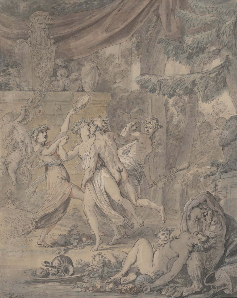 Bachnale, 1767. av Jean Michel Moreau