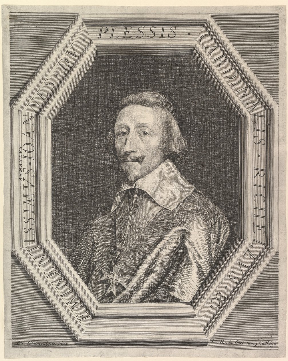 Kardinal de Richelieu. av Jean Morin