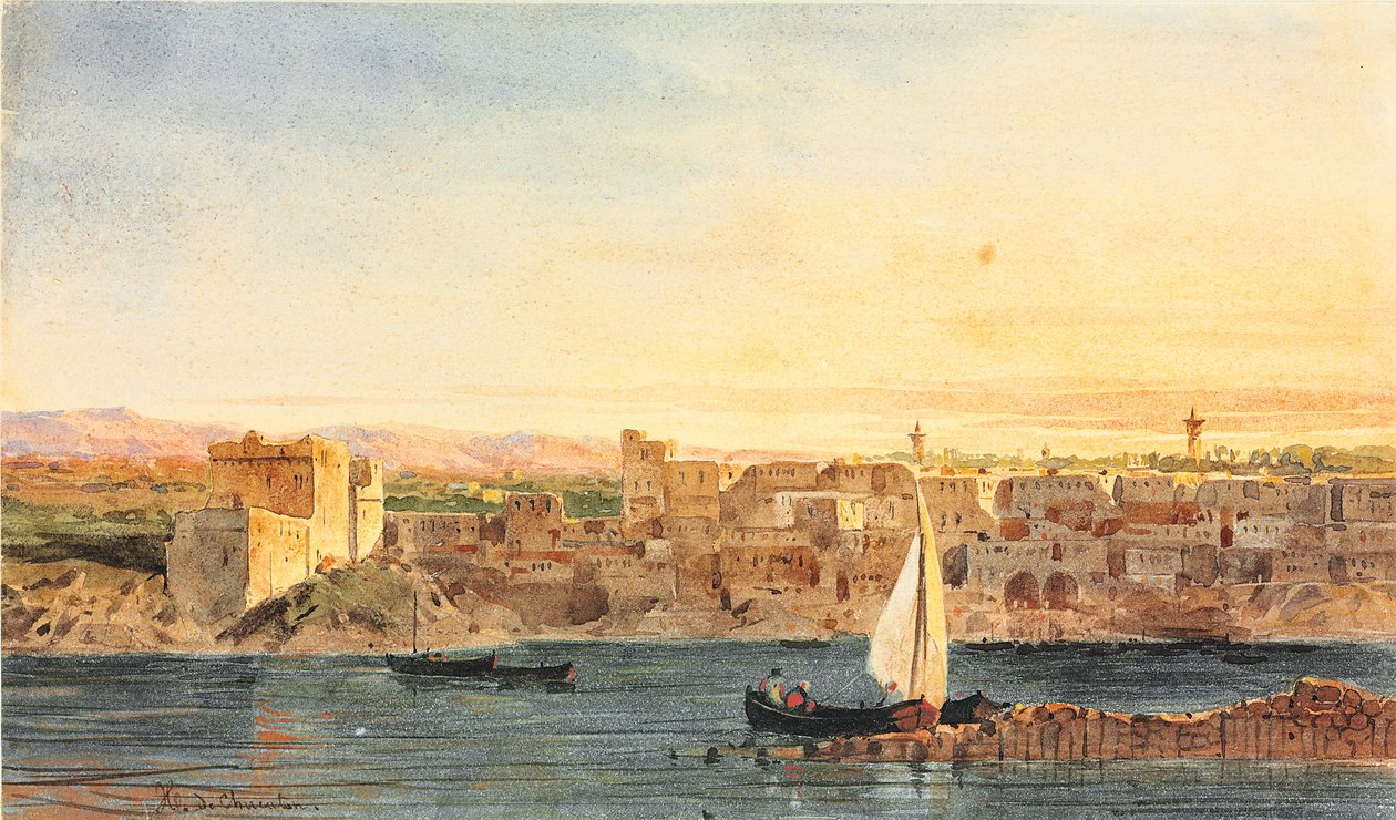 Konstantinopel Sublime Port av Jean Nicolas Henri de Chacaton