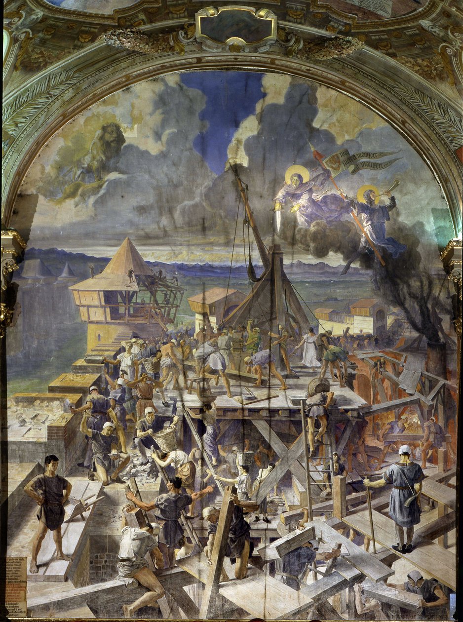 Fresco av Jean Paul Laurens av Jean Paul Laurens