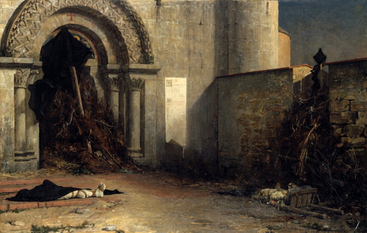 Interdiktet, 1875. av Jean Paul Laurens