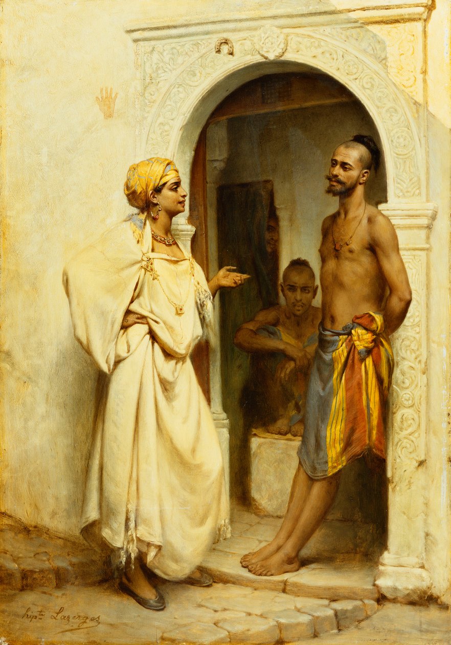 Flørt, av Jean Raymond Hippolyte Lazerges