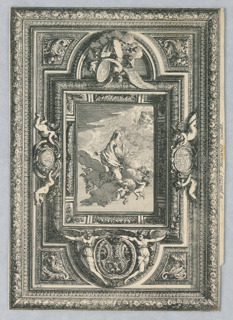 Tak, fra "Designs of Plaphons" av Jean le Pautre