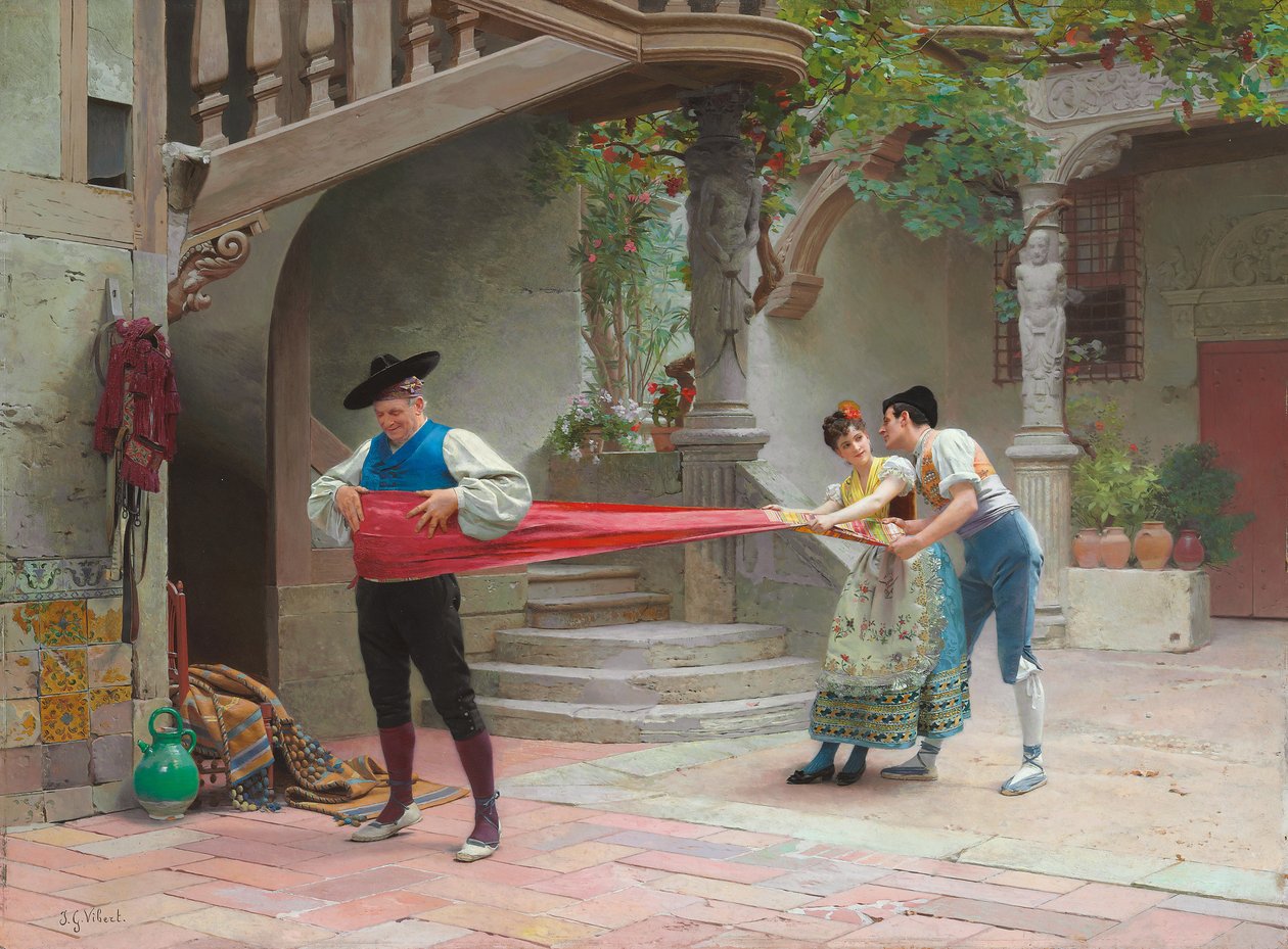 Bestefars sash av Jean or Jehan Georges Vibert