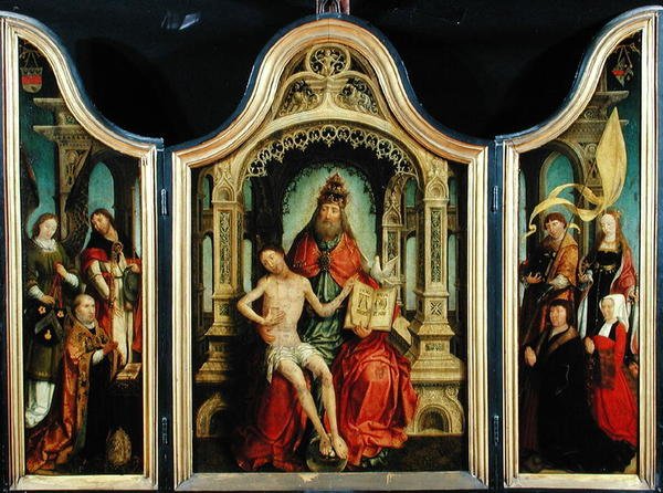 Triptych of the Trinity, 1513-18 av Jean the Elder Bellegambe