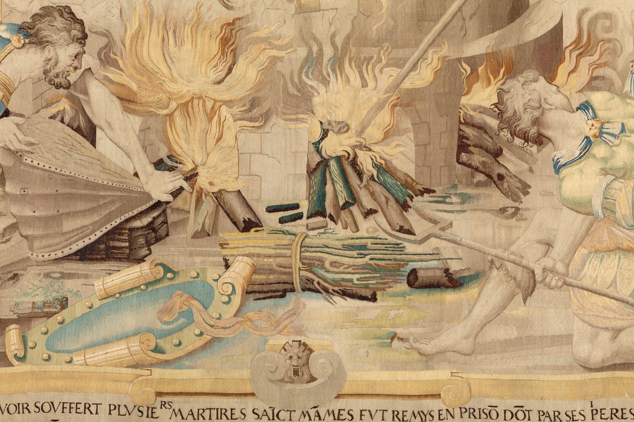 Legend of Saint-Mammes (teppe) av Jean the Elder Cousin