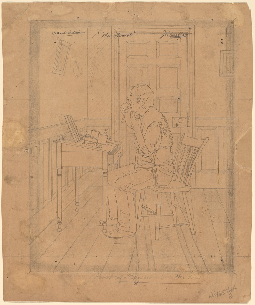 H. Wood Sullivan - "The Shaver" av Jefferson David Chalfant