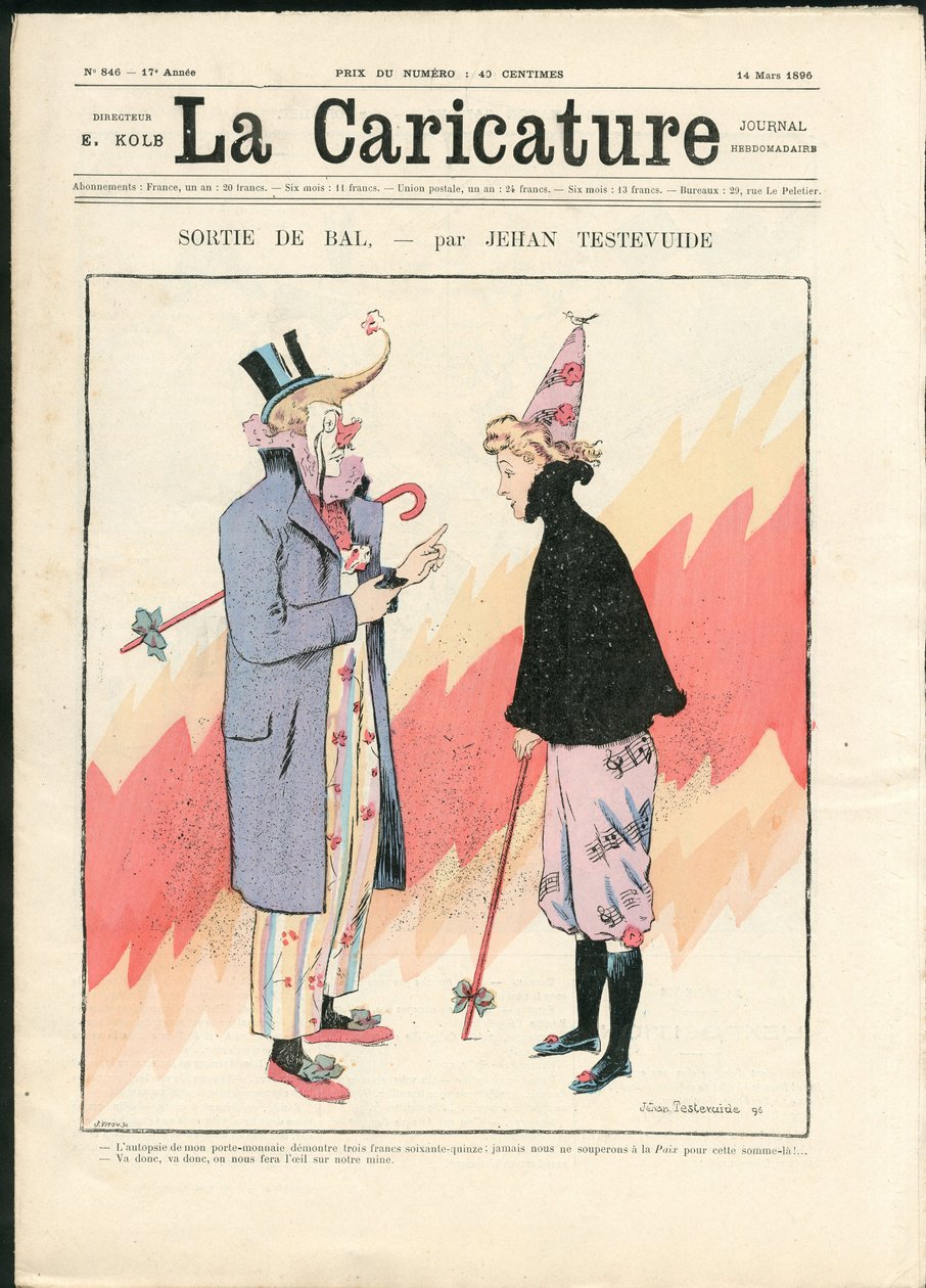 Karikaturen (1880) av Jehan Testevuide