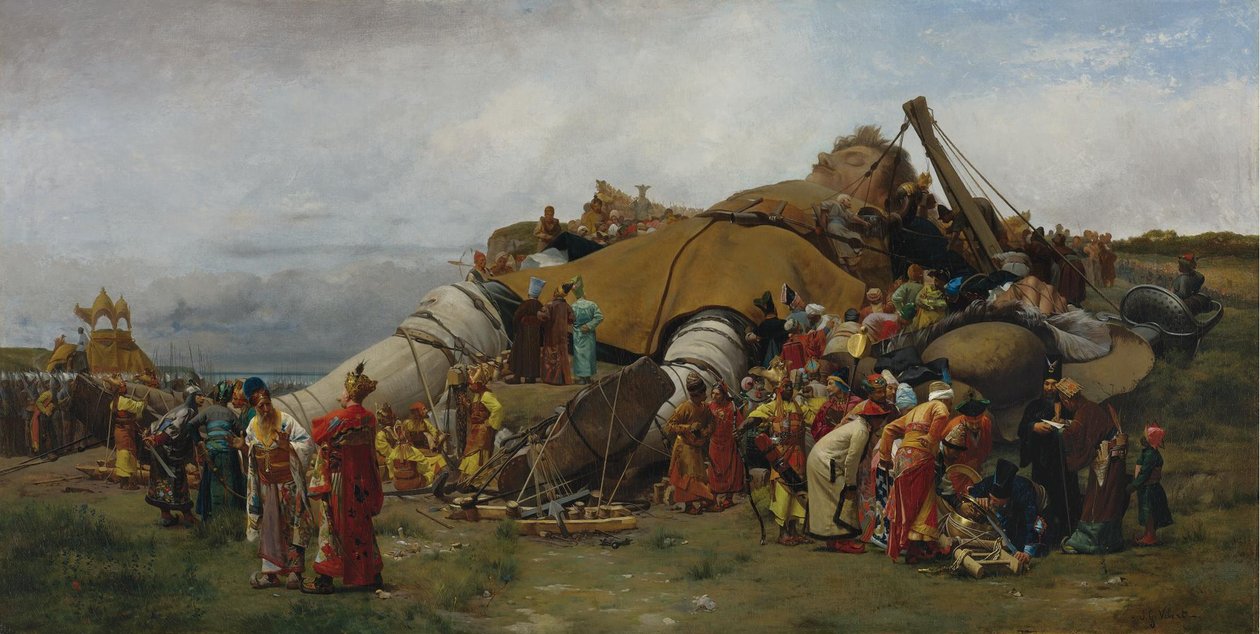 Gulliver og Lilliputians av Jehan Georges Vibert