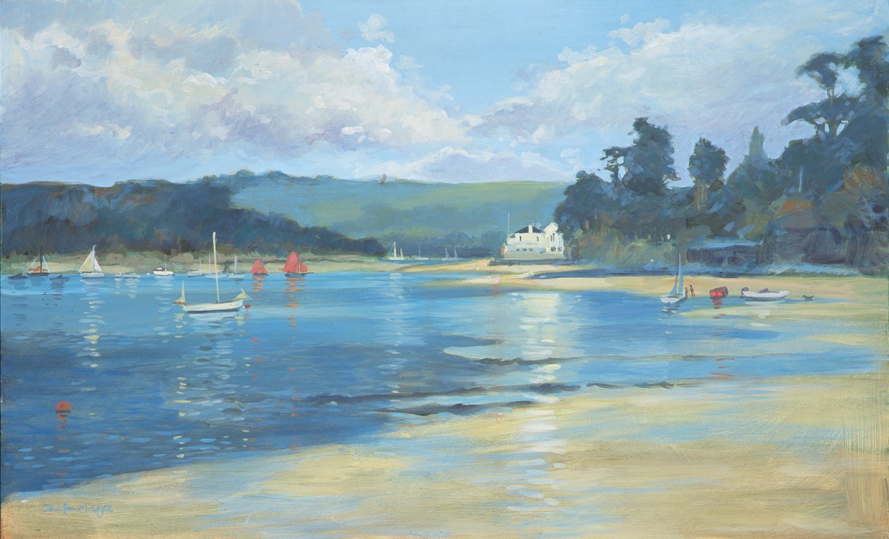 Salcombe - Late Afternoon Light, 2008 av Jennifer Wright