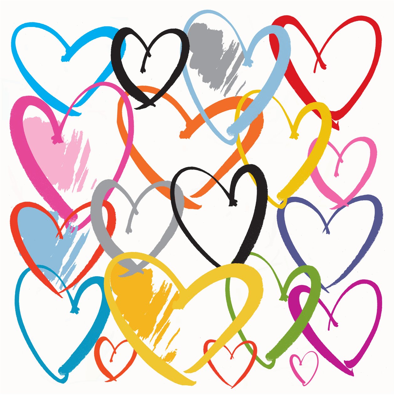 Kind Hearts, 2015 (blandet media) av Jenny Frean
