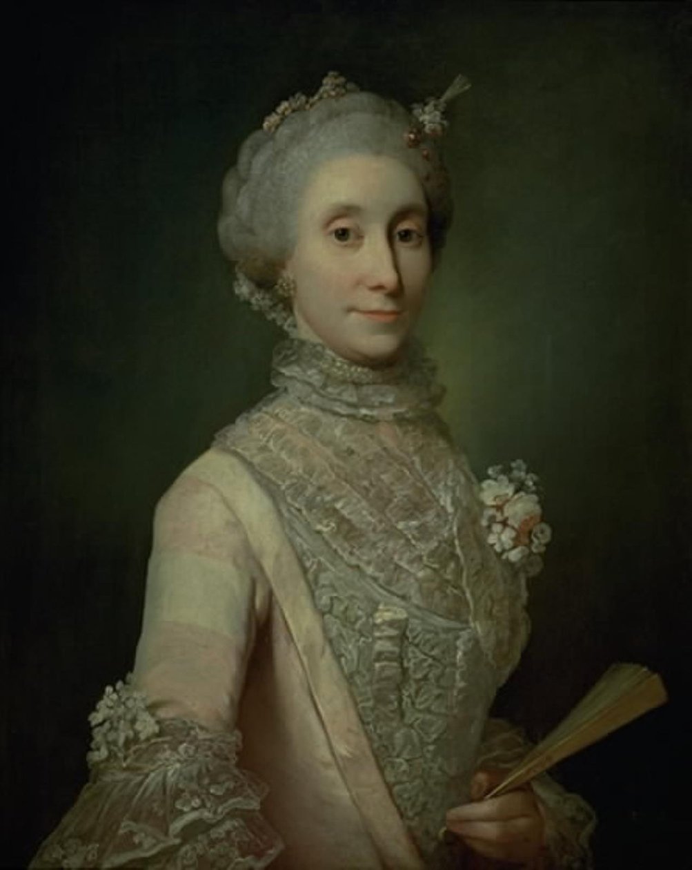 Portrett av grevinne Caroline Schimmelmann(?) av Jens Juel