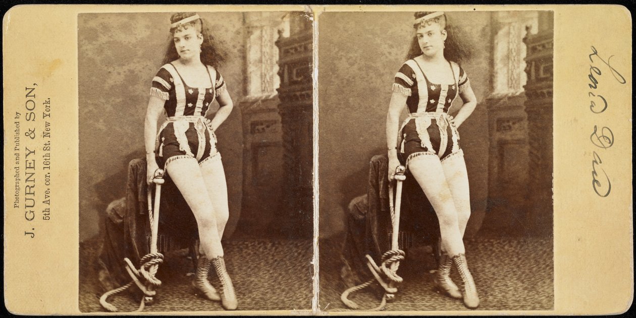 Leona Dare, 1869-74 (albumtrykk) av Jeremiah Gurney