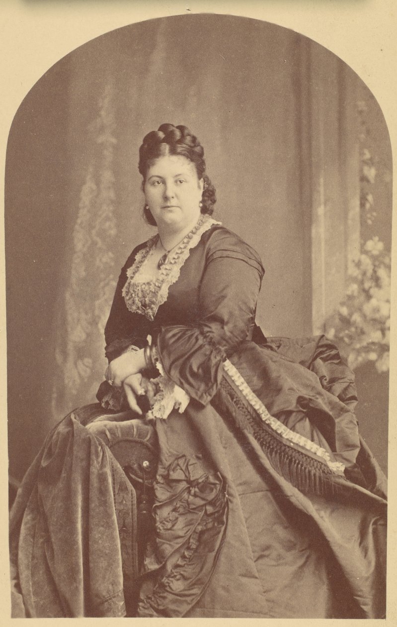 Den britiske sopranen Euphrosyne Parepa-Rosa 1836-1874, 1870-årene. av Jeremiah Gurney