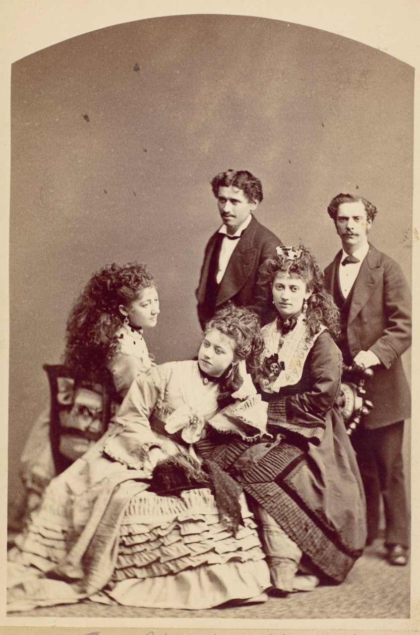 Wohes Family, New York, 1870-tallet. av Jeremiah Gurney