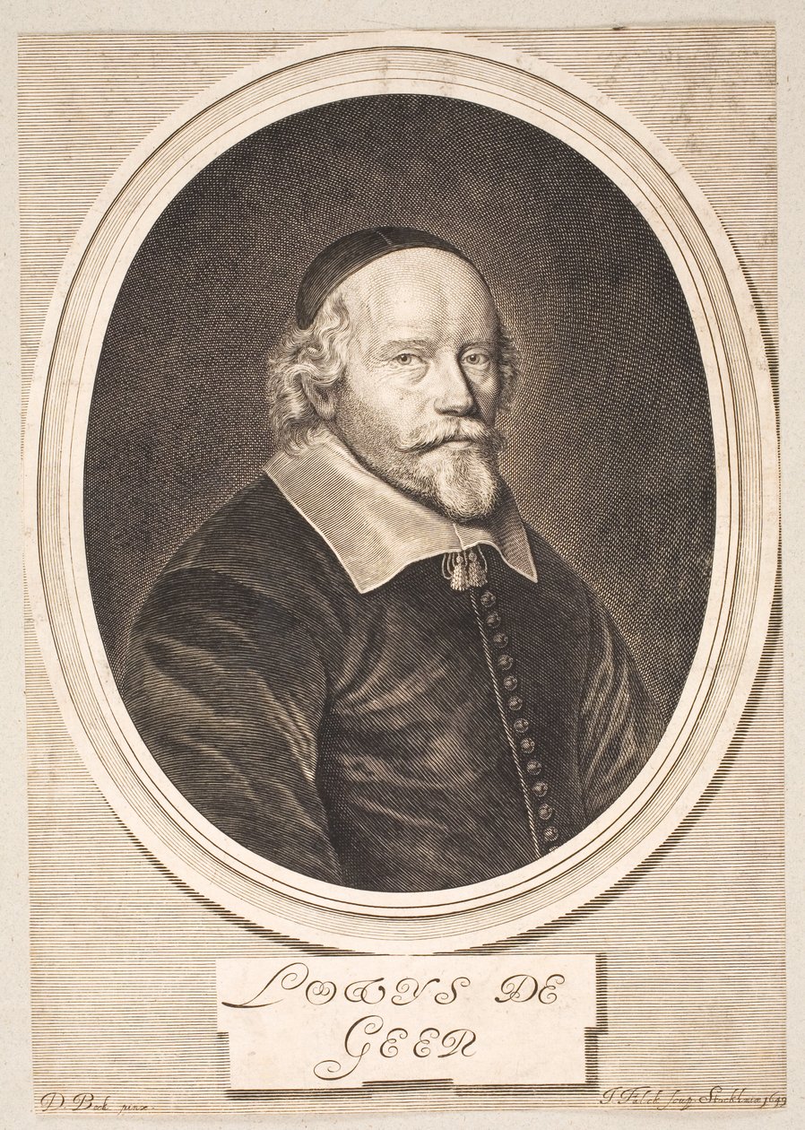 Portrett av Louis de Geer av Jeremias Falck