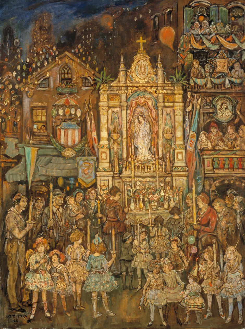 Street Shrine, 1931. av Jerome Myers