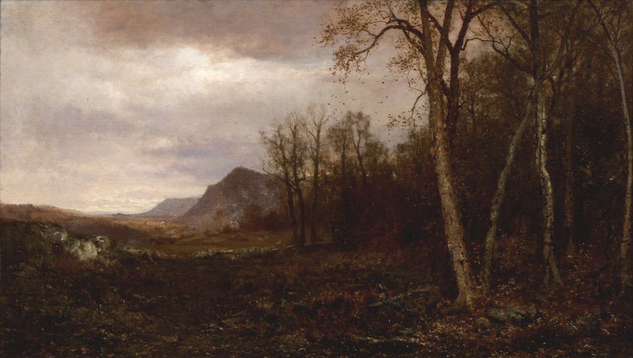 Over The Hills and Far Away, 1878 av Jervis McEntee