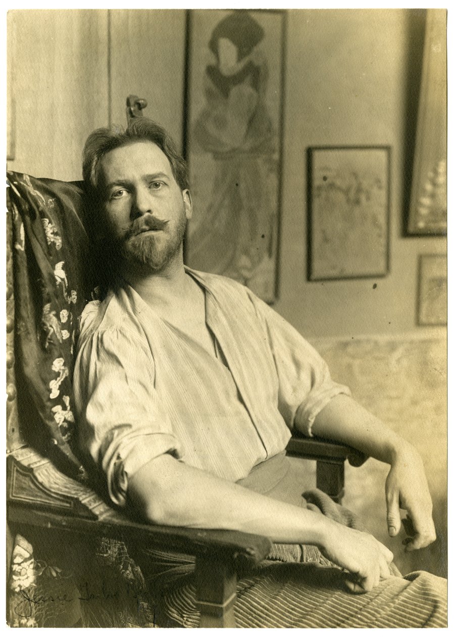 Albert Herter, ca. 1905-06 av Jessie Tarbox Beals