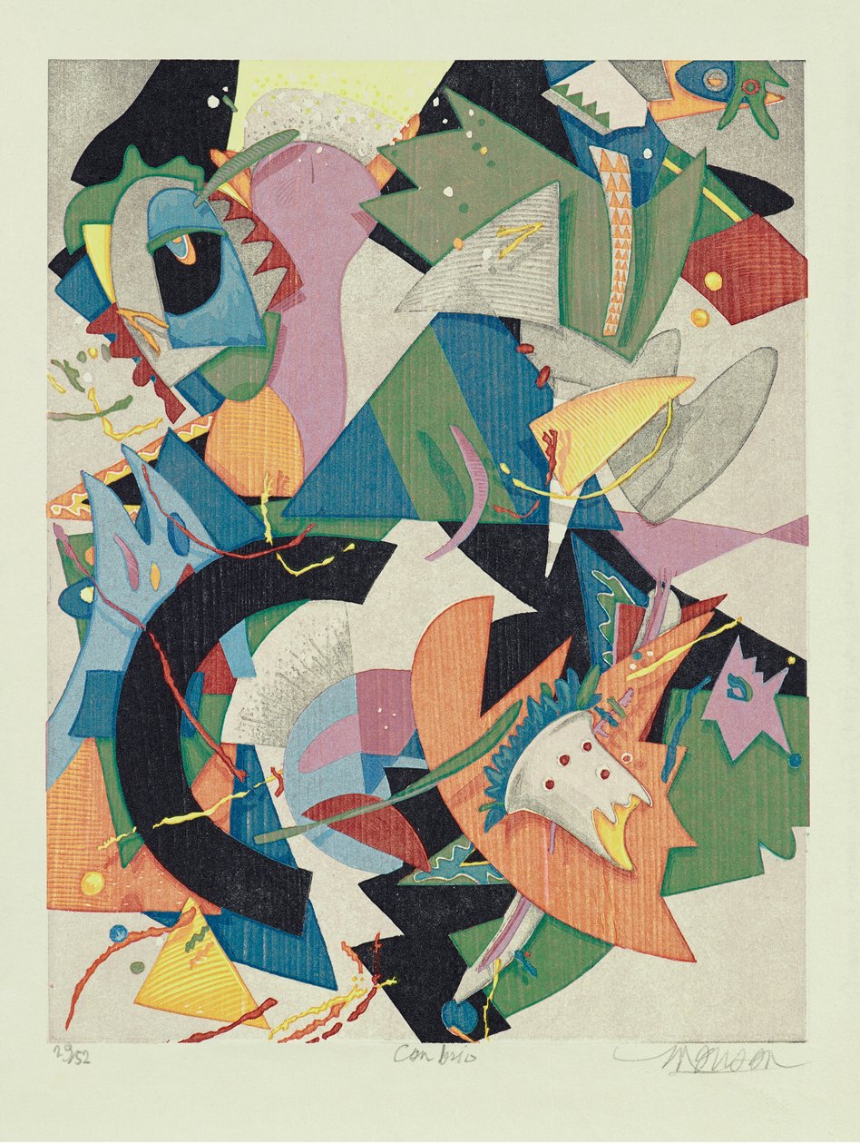 Con Brio, 2011 (tresnitt) av Jim Monson
