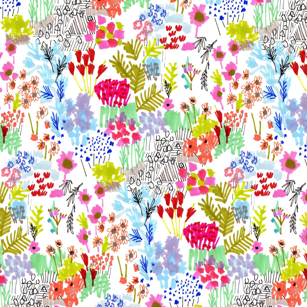 Bouquet Garden, 2015 (giclee-trykk) av Jo Chambers
