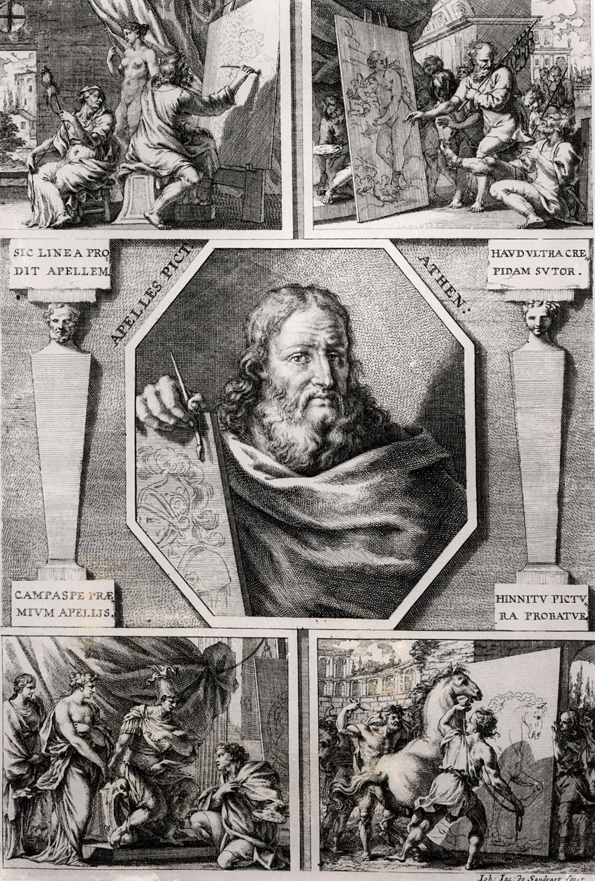 Apelles (4. århundre f.Kr.) av Joachim von Sandrart