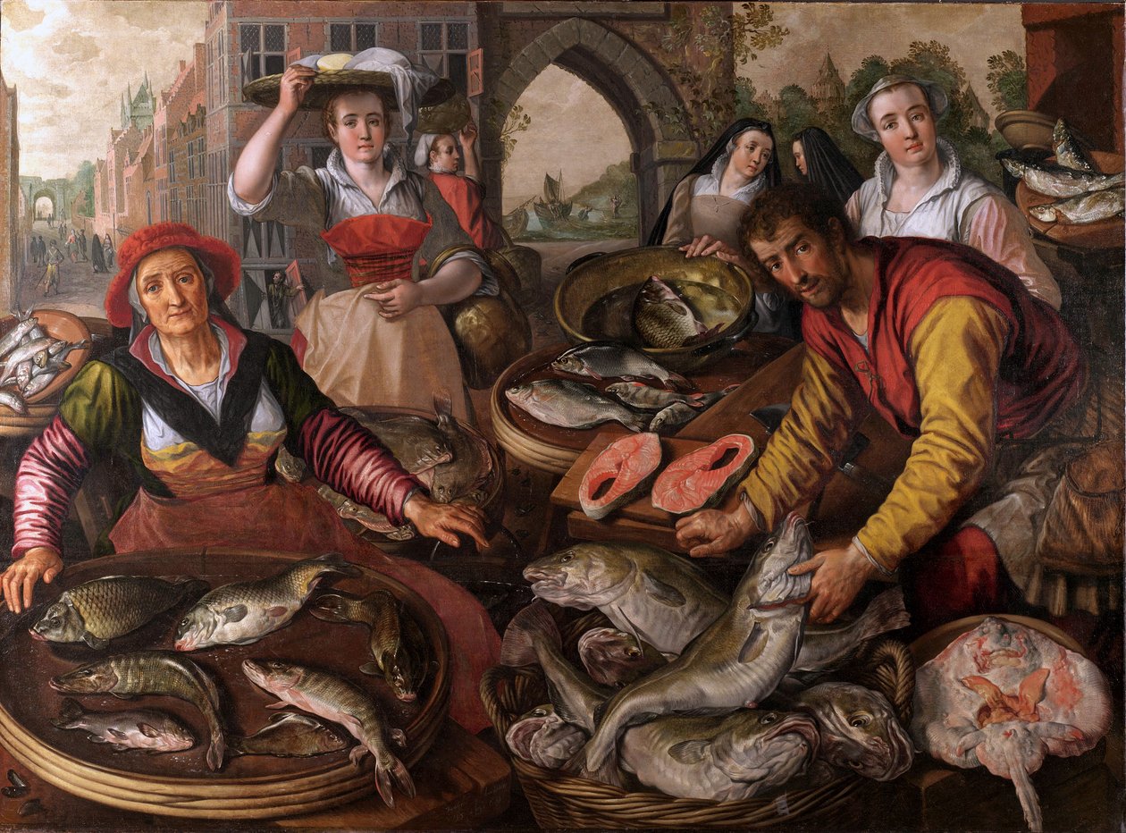 De fire elementene av Joachim Beuckelaer