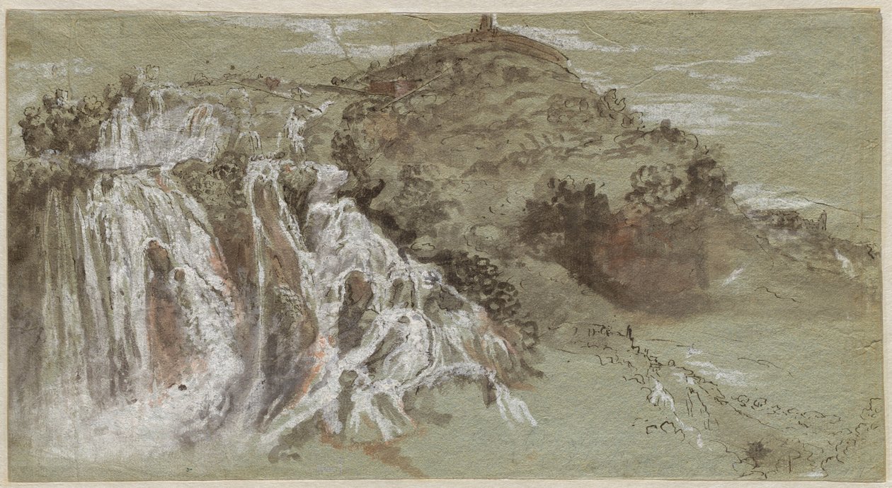 Fossene ved Tivoli (recto) av Joachim Franz Beich
