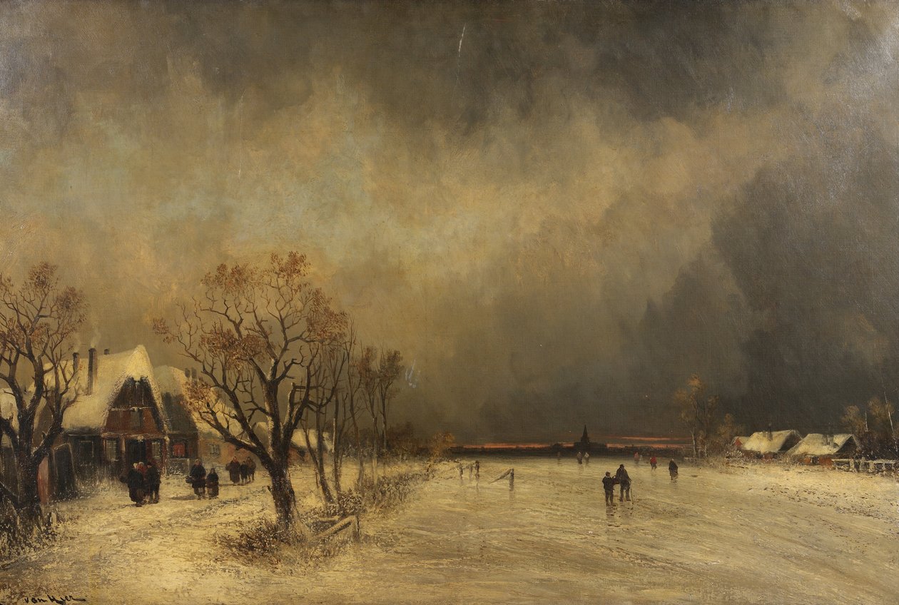 I vinterens grep, ca. 1900 av Joachim Hierschl Minerbi