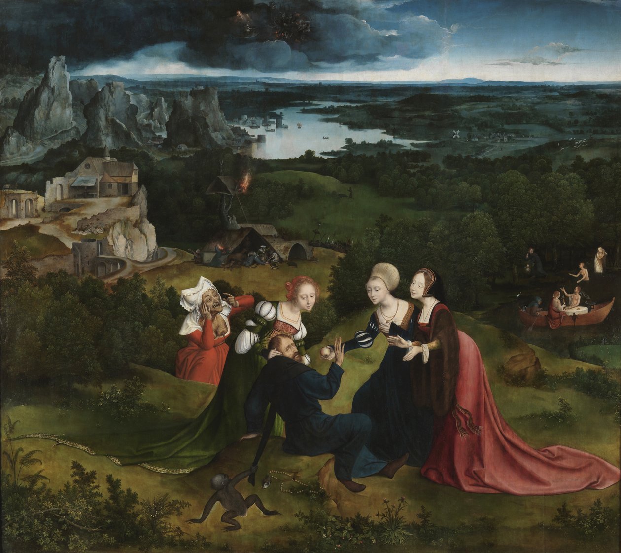 Sankt Anthonys fristelse av Joachim Patinir