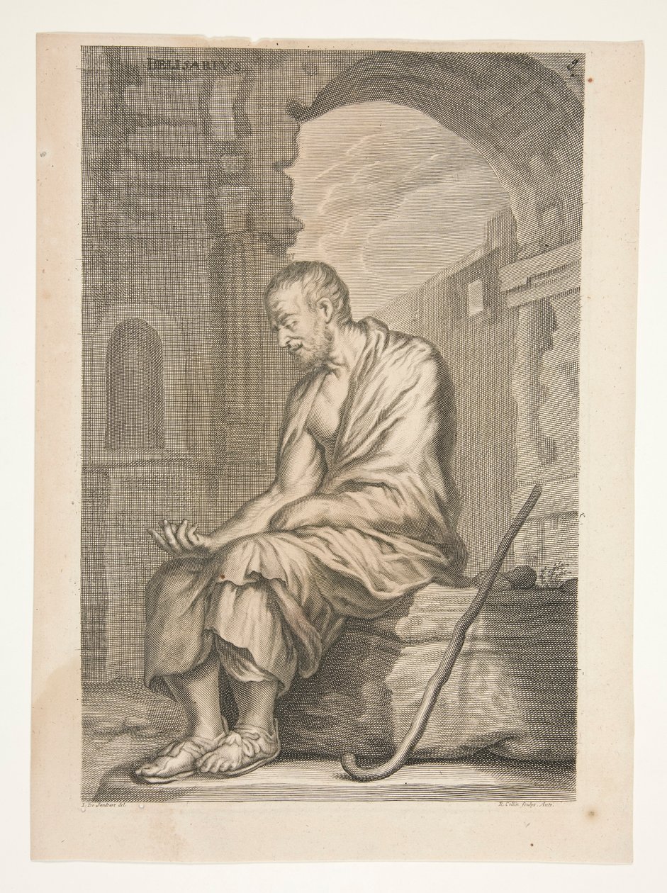 Belisarius, fra Ancient Sculptures Admired av Joachim von Sandrart
